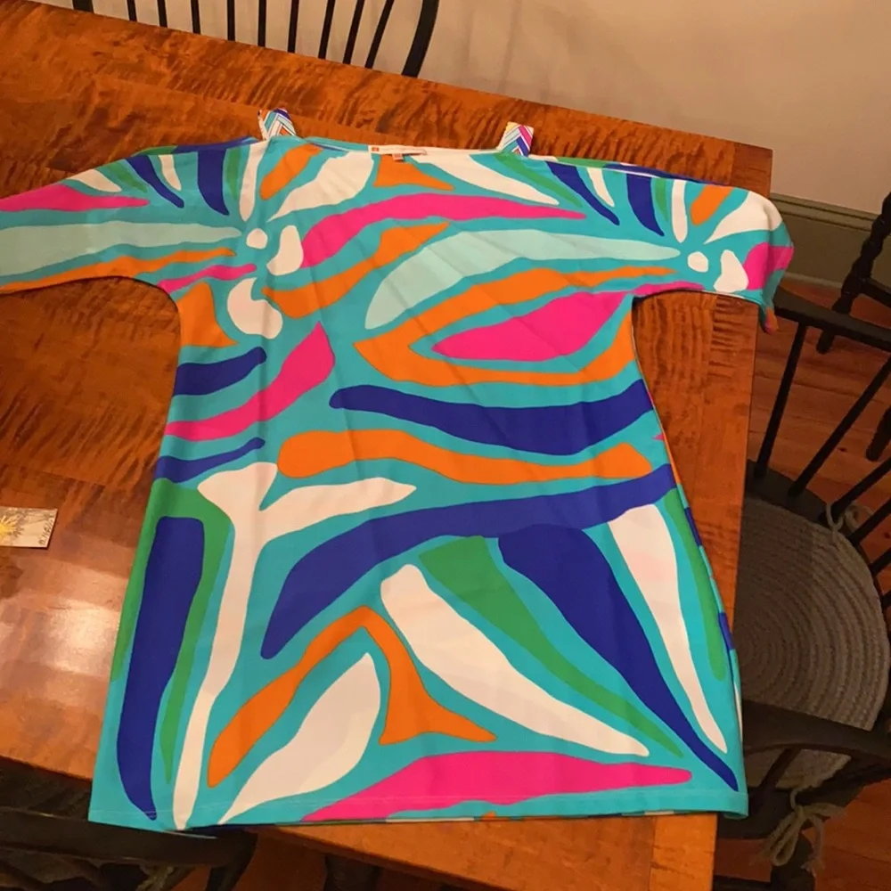 🌟 Jude Connally JUDE CLOTH Sage Mini Dress with Shoulder Cutouts - Picture 3 of 9